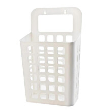 Plastic Storage Basket White Storage Basket Hanging Toy Basket Kid Toys Storage Bin Storage Basket Cabinet Storage Organizer
