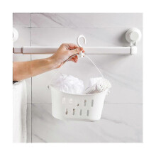 2pcs Plastic Storage Basket Shower Basket Bathroom Shower Basket Storage Basket Shower Basket Colle