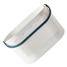Portable Plastic Storage Basket for Storage Shower Basket with Handles