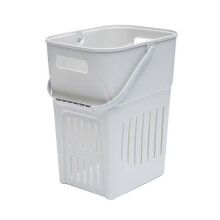 Plastic Laundry Storage Basket White for Storage 1Pcs Household Collection Basket
