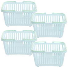 Plastic Basket Cosmetic Organizer for Sundries Storage 16Pcs