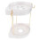 White Plastic Makeup Organizer Rotating Cosmetic Organizer for Storage 1