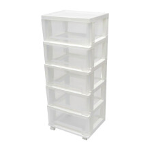 Plastic Organizer Drawer Cart 5-tier Storage Drawers 5-Drawer Organizer Durable
