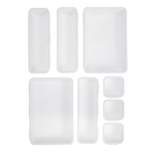 Sundries Storage Box Drawer Organizer for 4Sets Plastic Organizer