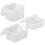 Cosmetic Organizer Plastic Desktop Makeup Storage Box Transparent 3Pcs 1