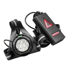 7-Lampen-Brustfront 4.7x4.7x1.8cm 2000mAh rot
