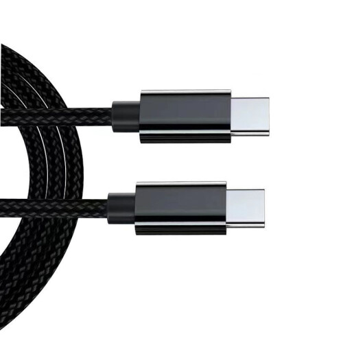 2 m USB-C-auf-C-Kabel, 2er-Pack Black 1
