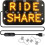 7.5 x 4.5 in LED Windshield Message Sign with Suction Cup 2