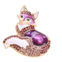 Versatile Animal Shaped Brooch For Women's Wardrobe-Purple