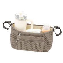 Waterproof Strollers Accessory Zippered Wallet And Mesh-Khaki