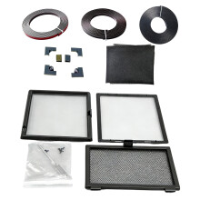 Magnetic Aquarium Safety Cover with Feeding Port Prevents-XS