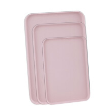 Plaques de cuisson antiadhésives ACDANC, paille de blé, lot de 3