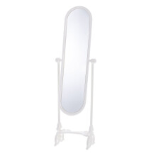 Miniature White Dressing Mirror Rotatory Set 2 pcs