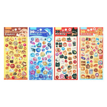 (1 sheet) 3D relief sticker cartoon crystal sticker-5