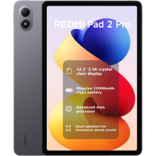 (8GB 256GB, Grey) XIAOMI Redmi Pad 2 PRO,12.1" 2.5K Octa Core 4 Speakers,12000mAh Bluetooth Wi-Fi 6 8MP,256GB 8GB(Gray/Purple/White)