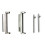 Universal Sølv Urrem Connector 20mm til 22mm Adaptere 1