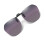 Polarized Clip-on Sunglasses with Case Purple 1