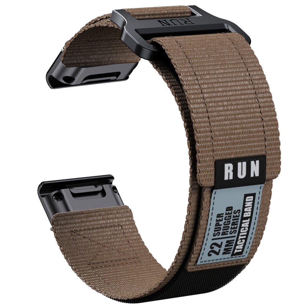 Garmin Fenix 8 Nylon Woven Strap 22 Mm Brown 7314281225247