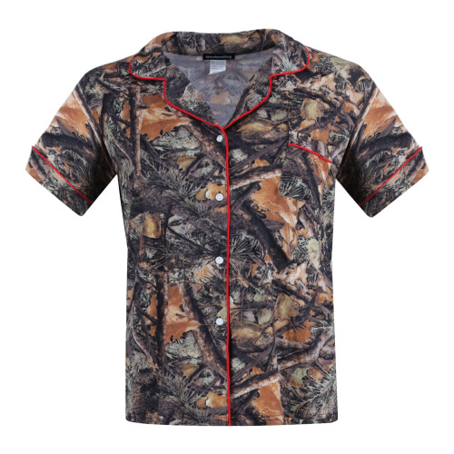 Weekending Women's Short Sleeve Camo Pyjama Set 1
