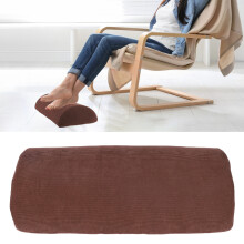 Memory-Schaum Halbmond-Fußkissen 52x25x10cm Khaki