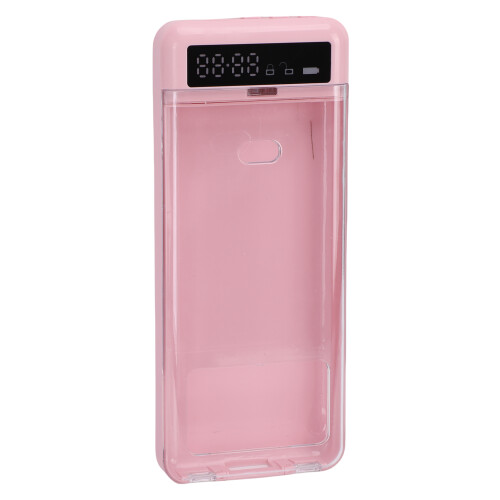 Rosa Lock Box 21,5  9,5 cm, 300 mAh Telefon-Timer