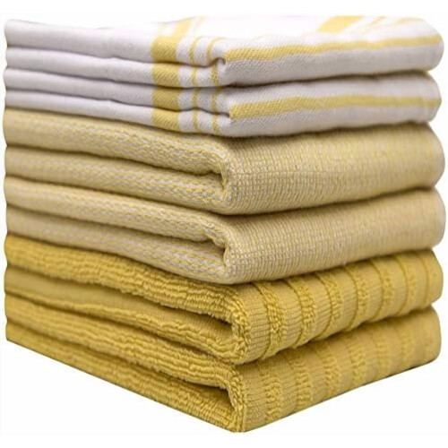 Πετσέτες κουζίνας Premium 20x28in, Συσκευασία των 6, 100% Ring Spun 1