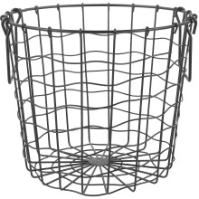 Firewood Storage Basket Wire Storage Basket Logging Carrier Collapsible Handle Basket