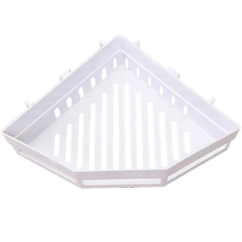 Traceless Plastic Bathroom Kitchen Storage Rack Organizer Shower Shelf