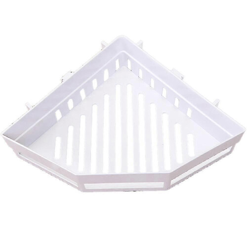 Traceless Plastic Bathroom Kitchen Storage Rack Organizer Shower Shelf - PW