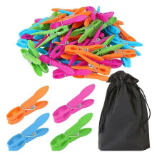 72Pcs Plastic Laundry Pegs Reliable Grip for Neat Closet Storage Organization