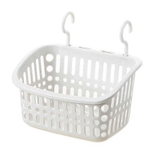 Plastic Hanging Shower Basket with Hook for Bathroom and Kitchen Storage Organizer,Keeps Toiletries Neatly Arranged