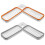 2Pcs Foldable Storage Holders Plastic Wall-mounted Racks Bathroom Storage Shelves 1