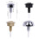 Water Saving Double Flush Button ABS-Electroplated silver 4