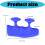 Ergonomic Silicone Hand Guard Shock Absorption Blister-Blue 4