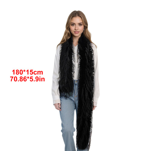 Cache-cou de voyage léger en Polyester, écharpe d'hiver en-Gris 2