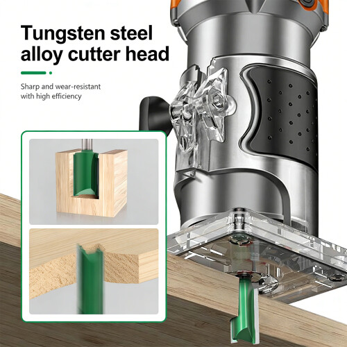 Multipurpose Engraving Grooving Woodworking Router Bit-8x10x30 1