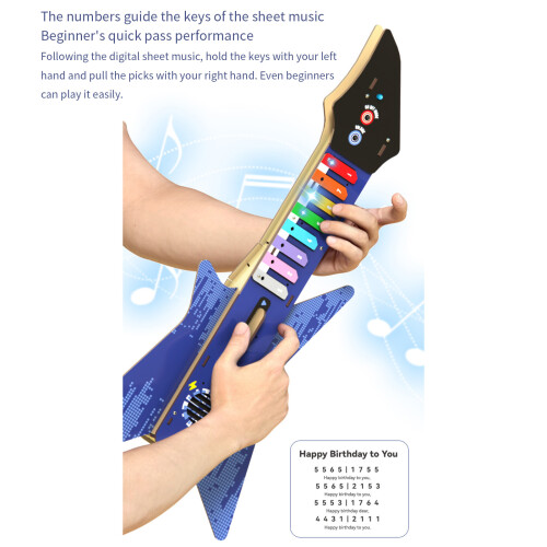 Interactive Electric Guitar Assembly Model Toy Creative Science 2