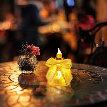 Mini flacon d'aromathérapie avec lampe bougie LED
