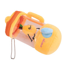 Juicer-Plüschspielzeug orangefarbener Anhänger 10x9x16 cm