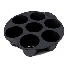 Moules à muffins en silicone pour friteuse à air, ensemble de 7 pièces