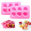 2 moules à sucettes en silicone en forme de rose 1