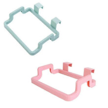 2-Pack Plastic Trash Bag Holder for Kitchen Cabinet Storage & Organization