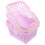 6Pcs Bathroom Storage Basket for Organizing Lavender Plastic Organizer 1