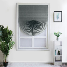 Vezeték nélküli rakott poliészter függönyök 68 cm széles x 145 cm magas
