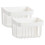 Plastic Bathroom Storage Rack Wall Mounted for Storage 6Pcs Adhesive 1