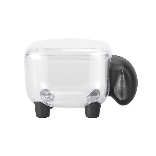 Bathroom Storage Container Transparent Design Plastic Box For Sundries Storage Case 8.5*13cm 1Pcs