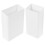 Immune Drilling 2Pcs Shower Razor Holder for Bathroom Storage White Plastic 1