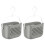 Kitchen Hanging Basket Plastic Storage Organizer with Hooks 2Pcs 1