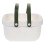 Toiletry Plastic Basket for Bathroom Storage with Handle 1