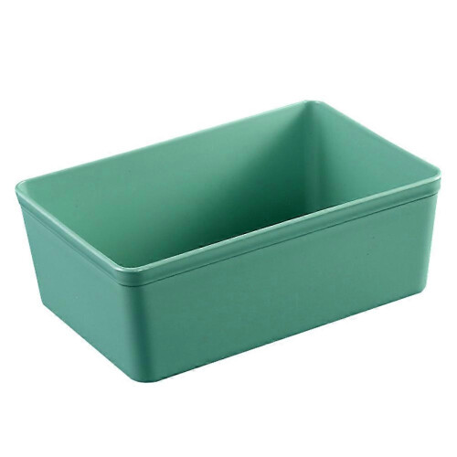 Green Storage Box Plastic Organizer for Kitchen Use